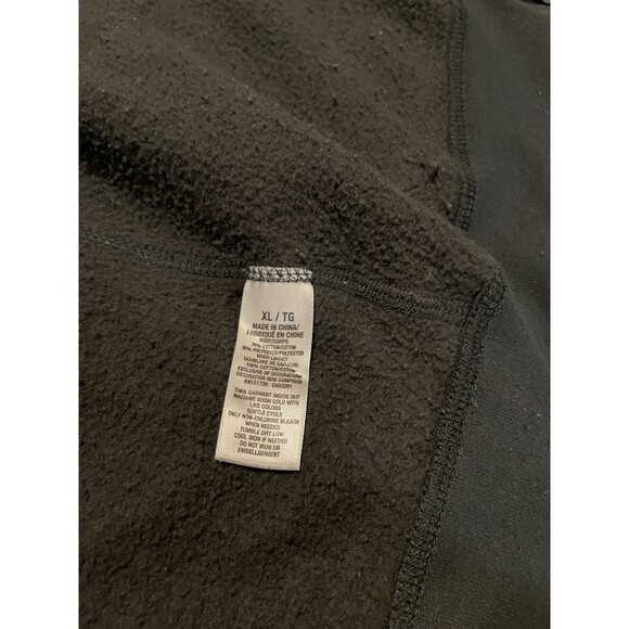 Aeropostale Y2K Womens Hoodie Sweatshirt Grunge Full Zip NY Fleece Gray XL - Picture 6 of 12